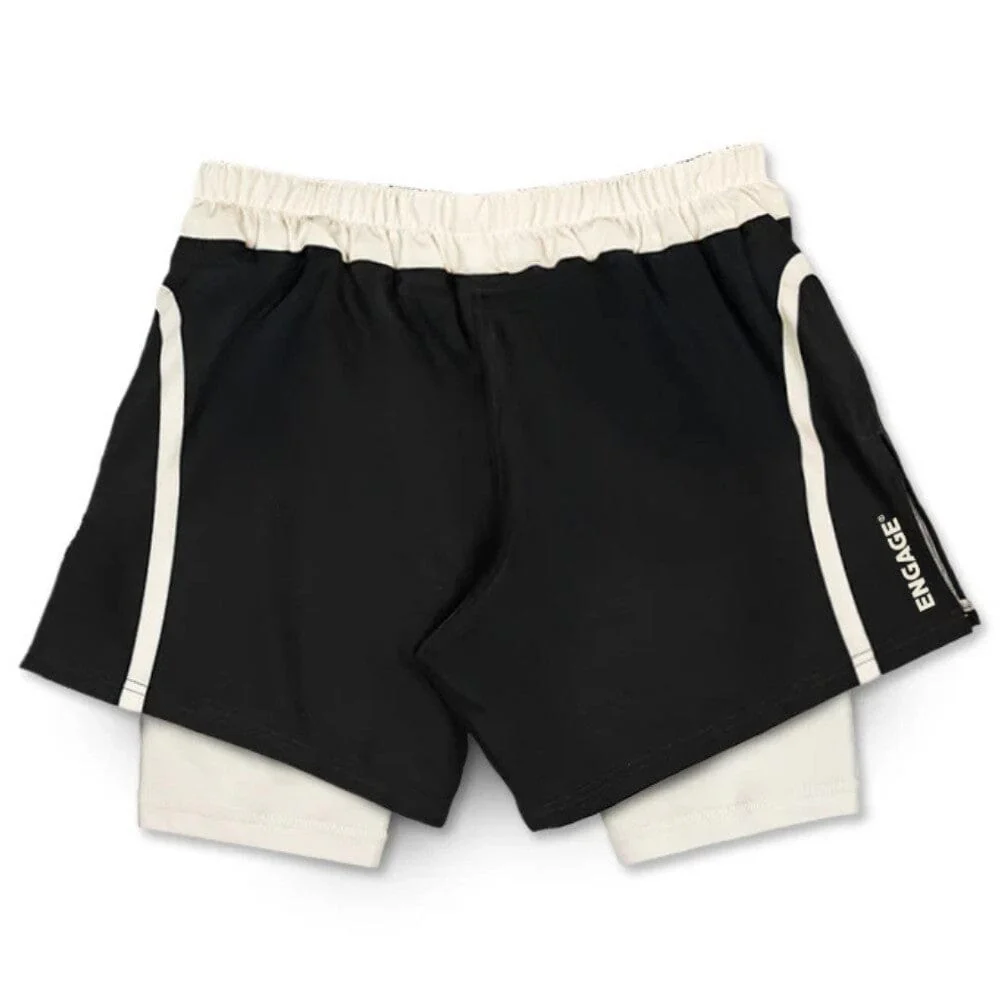 Engage Invictus 2-in-1 Hybrid Shorts Black - Image 3