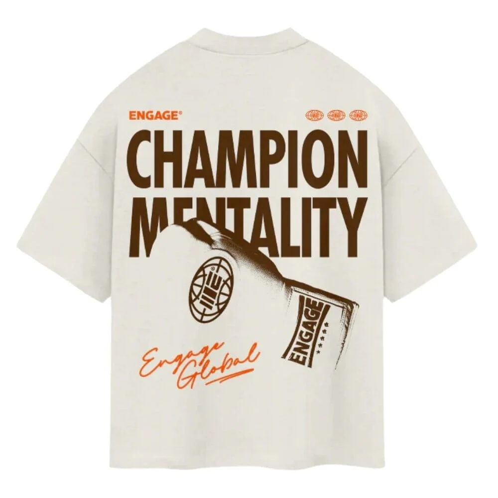 Engage 'Mentality' T-Shirt (Off White)