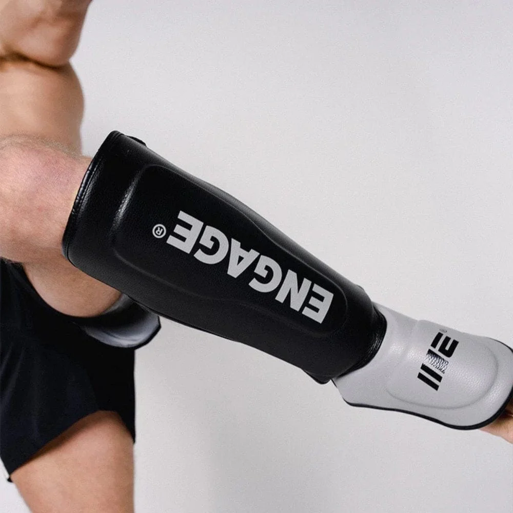Engage W.I.P Series Shin Guards Oakland Grey - Image 3