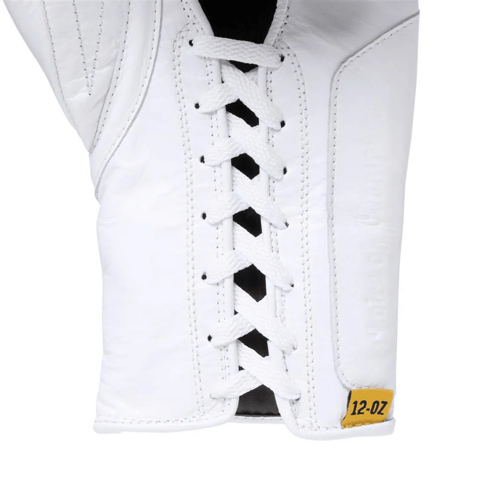 Everlast 1910 Pro Boxing Gloves Laced White - Image 4