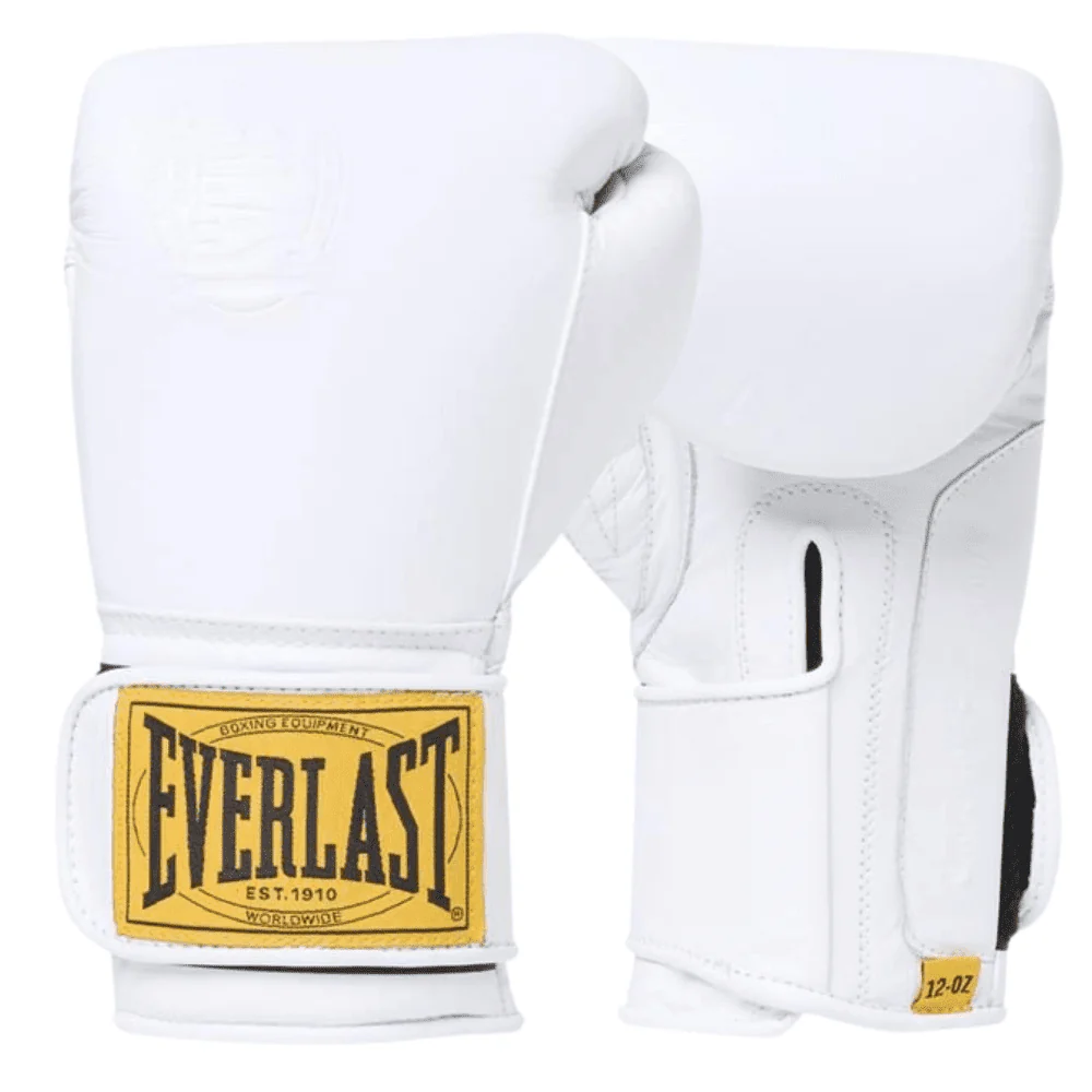 Everlast 1910 Advanced Pro Boxing Gloves White