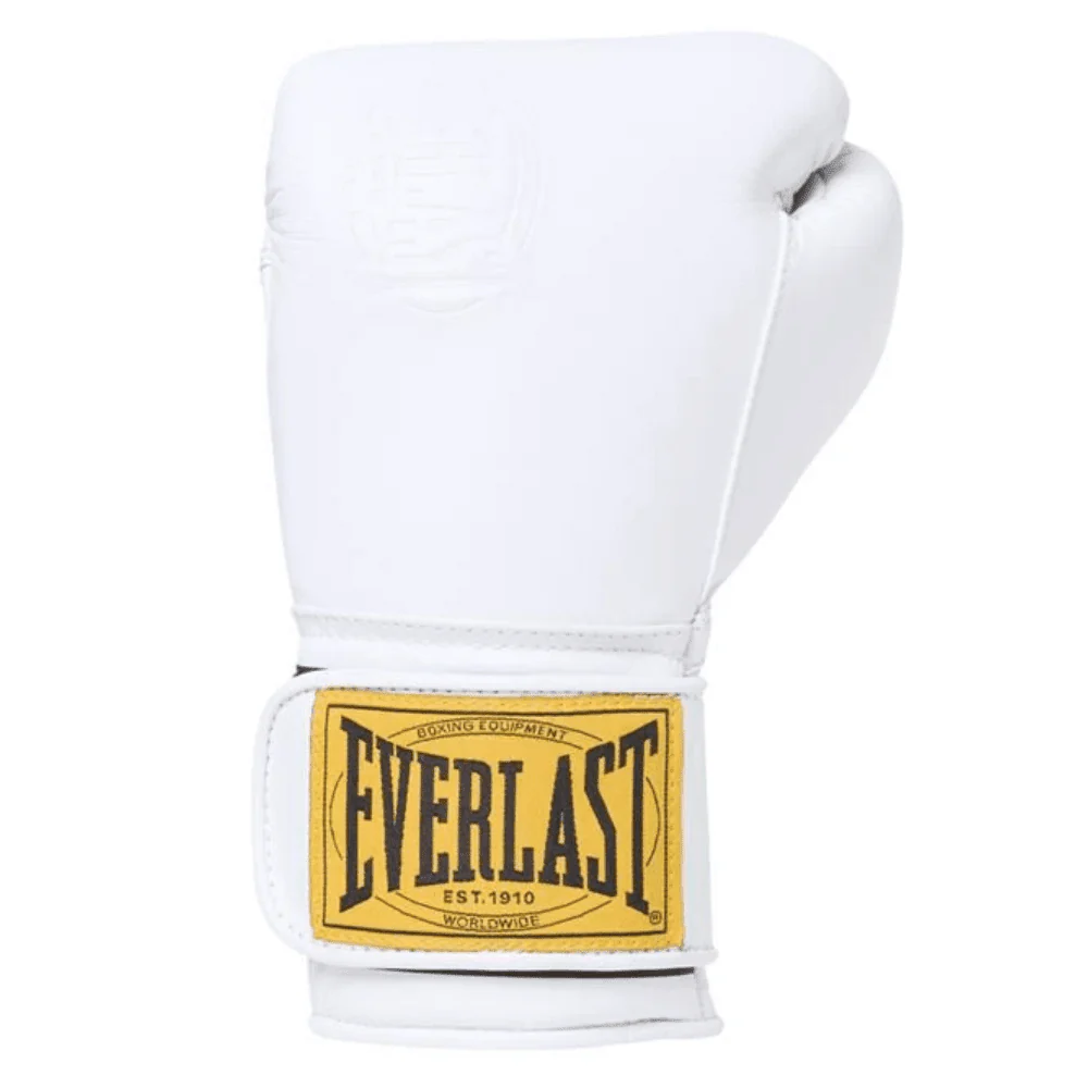 Everlast 1910 Advanced Pro Boxing Gloves White - Image 2