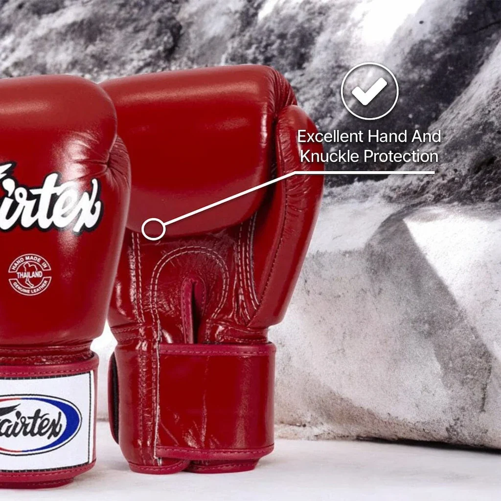 Fairtex BGV1 Universal Muay Thai Boxing Gloves Blue - Image 2