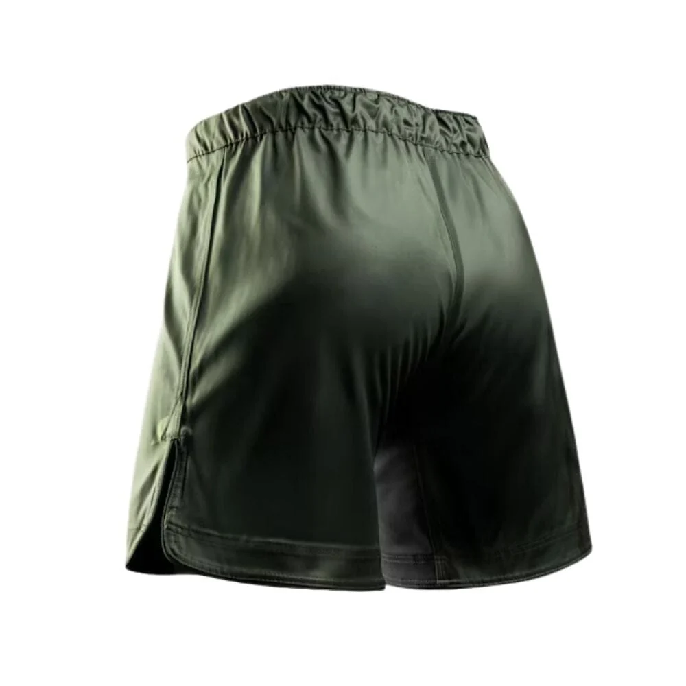 Hayabusa Apex 3/4 Thigh Fight Shorts Forest Green - Image 3
