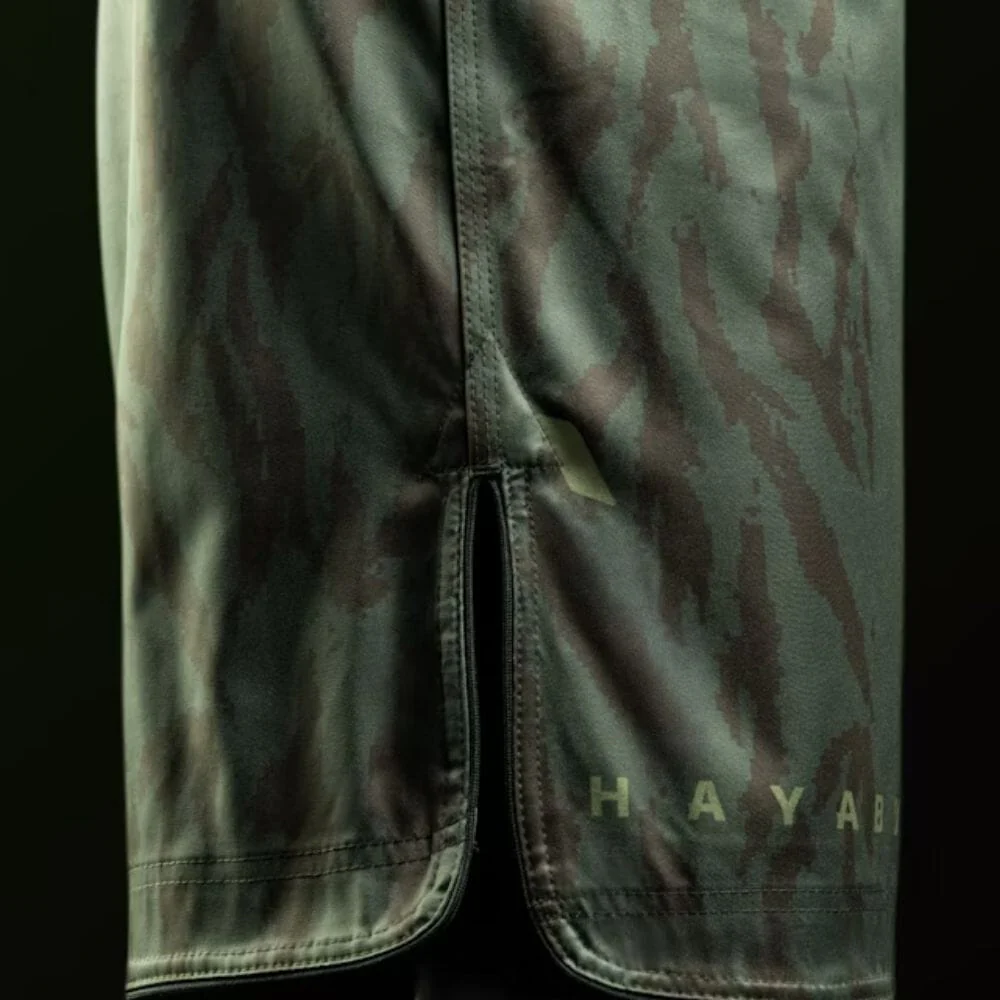 Hayabusa Apex 3/4 Thigh Fight Shorts Forest Green - Image 6