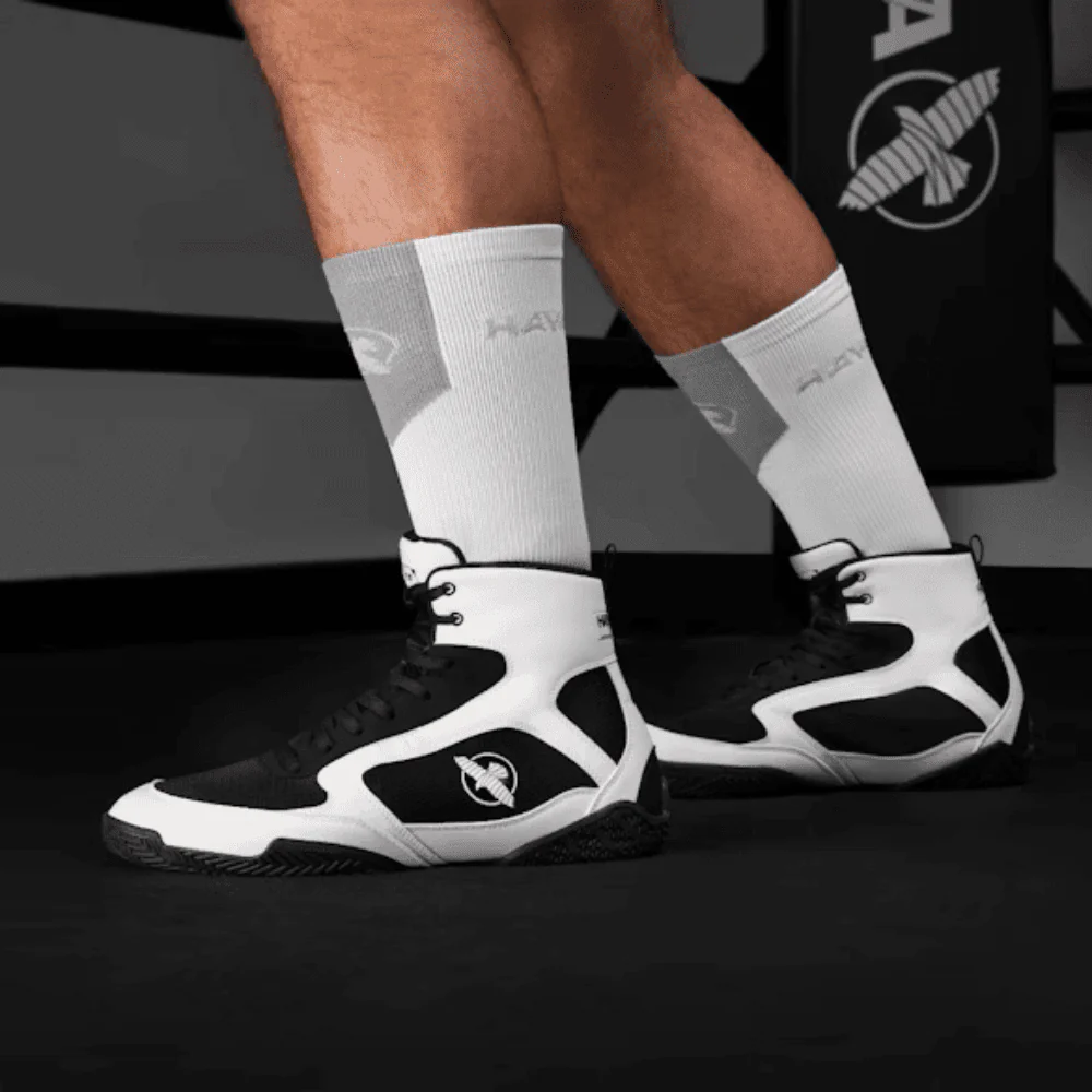 Hayabusa Pro Boxing Shoes Red - Image 7