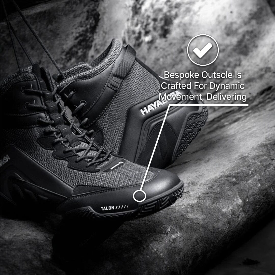 Hayabusa Talon Boxing Shoes Black - Image 5