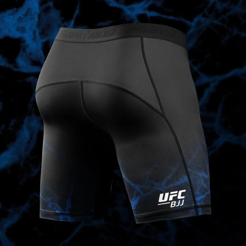 Hayabusa UFC BJJ Vale Tudo Shorts Black/Blue - Image 3