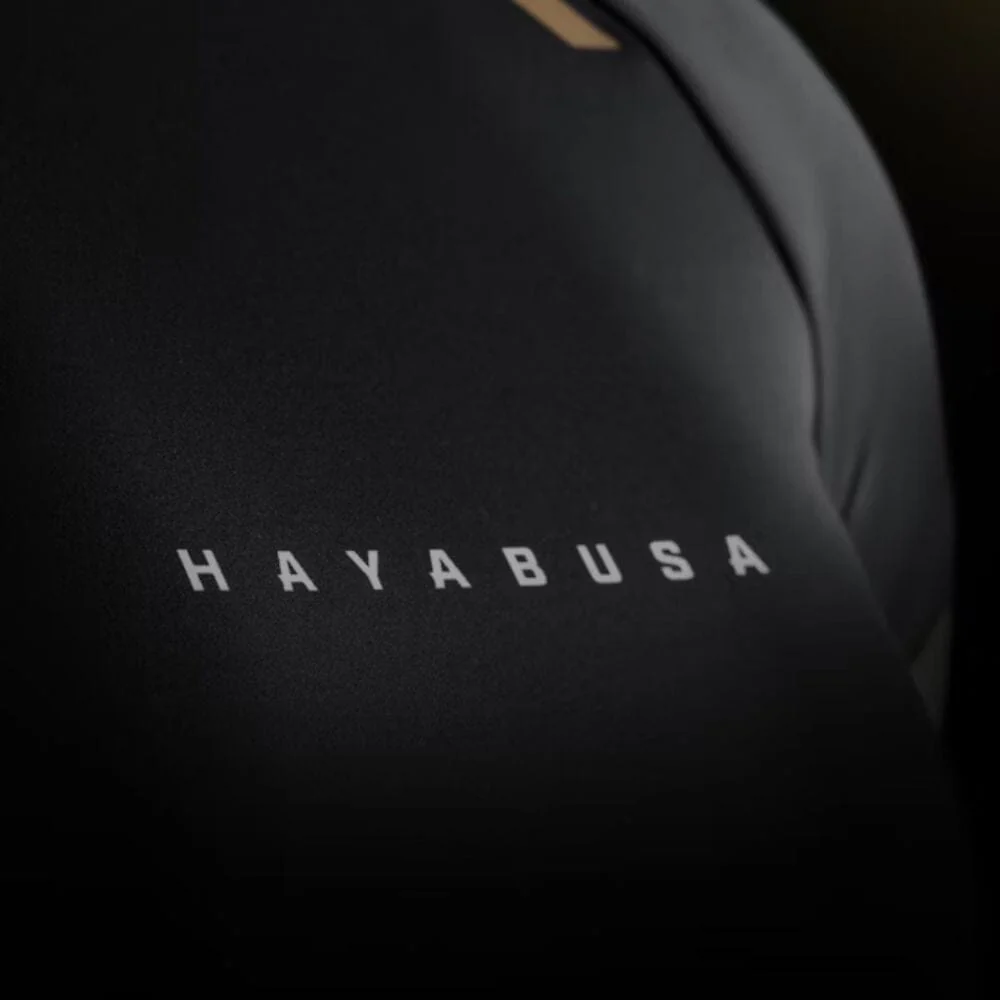 Hayabusa Womens Pro Ranked Short Sleeve Rashguard Brown - Image 2