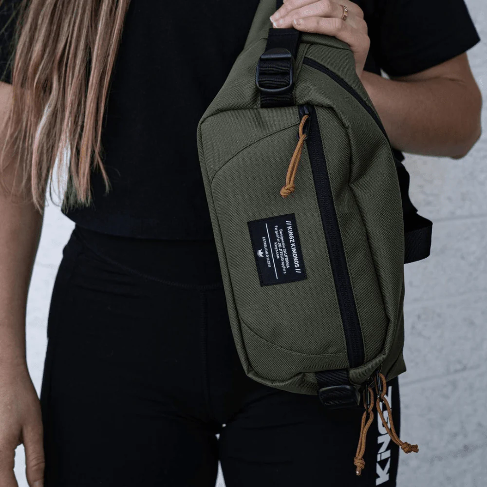 Kingz Cross Body Bag Military Green - Image 2