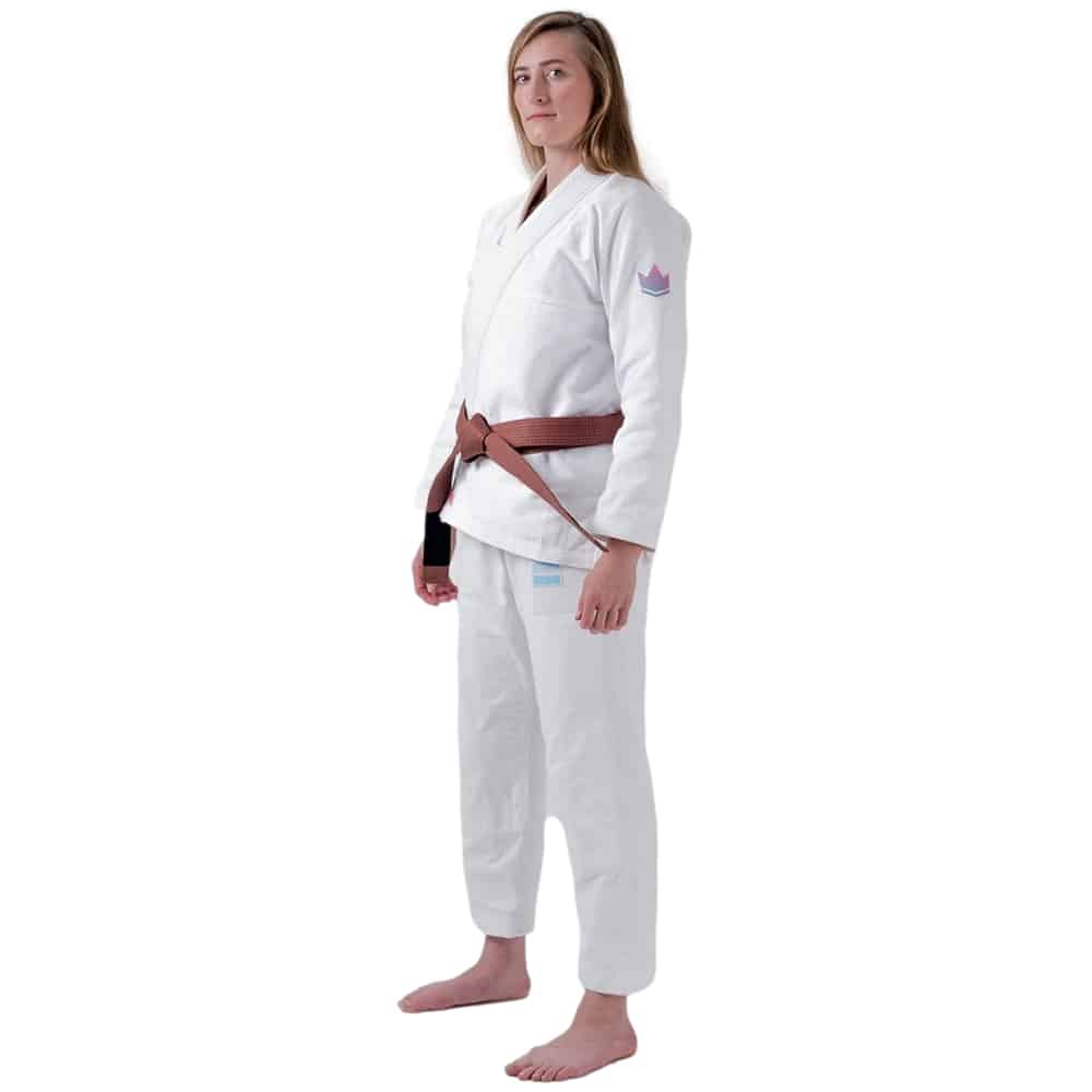 Kingz Womens Empowered Jiu Jitsu Gi White - Image 2