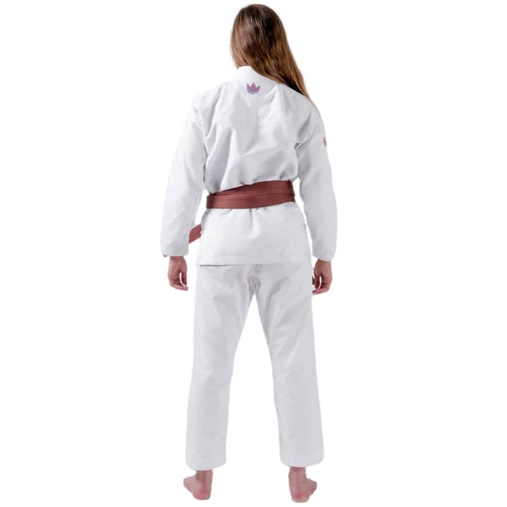 Kingz Womens Empowered Jiu Jitsu Gi White - Image 3