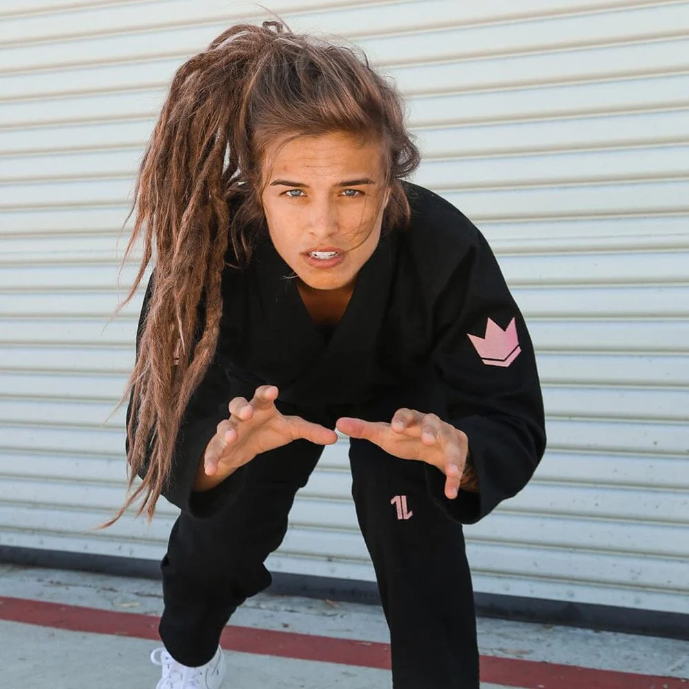 Kingz Womens The ONE Jiu Jitsu Gi Black - Image 4