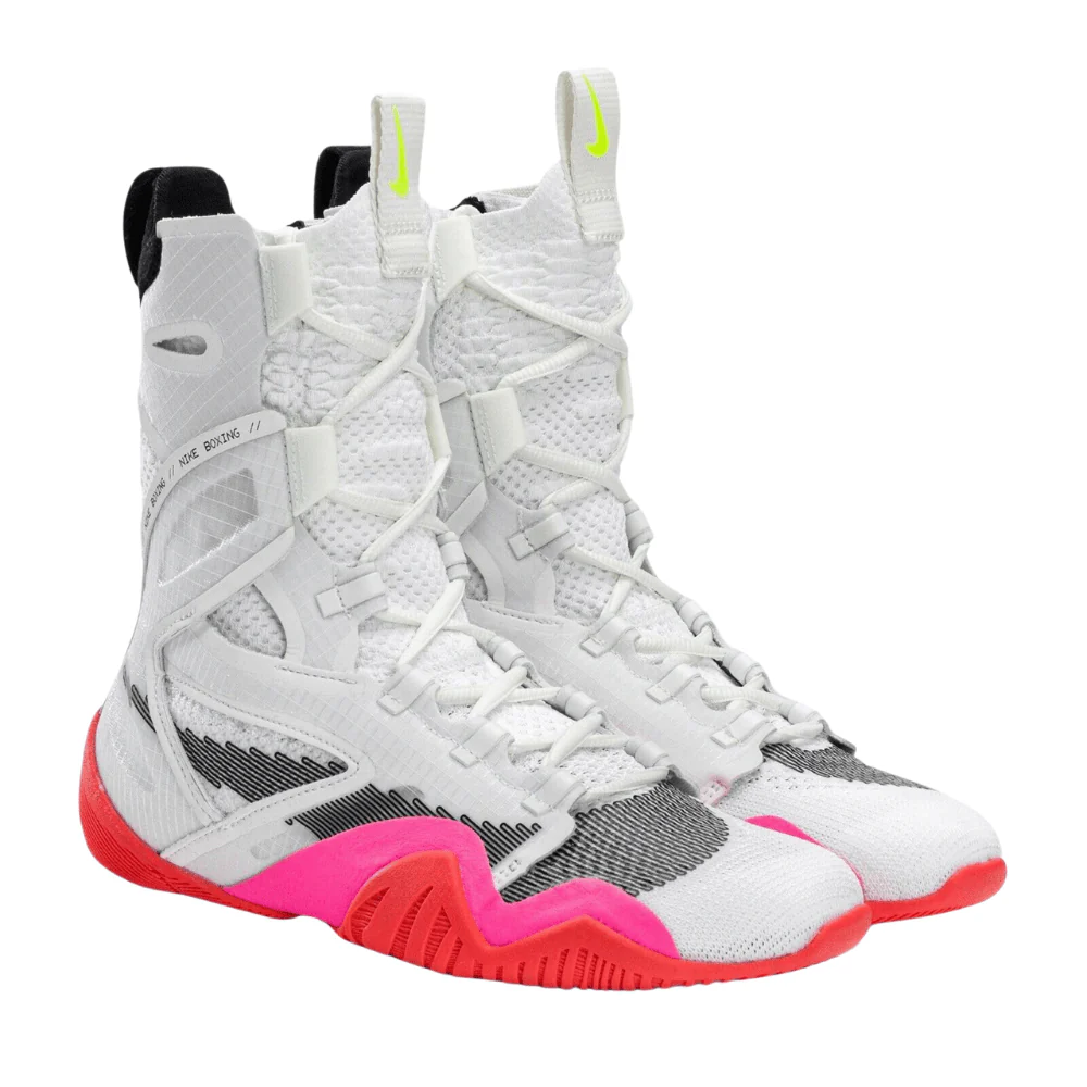 Nike HyperKO 2 SE Boxing Boots - White/Black/Crimson (US15) - Image 3
