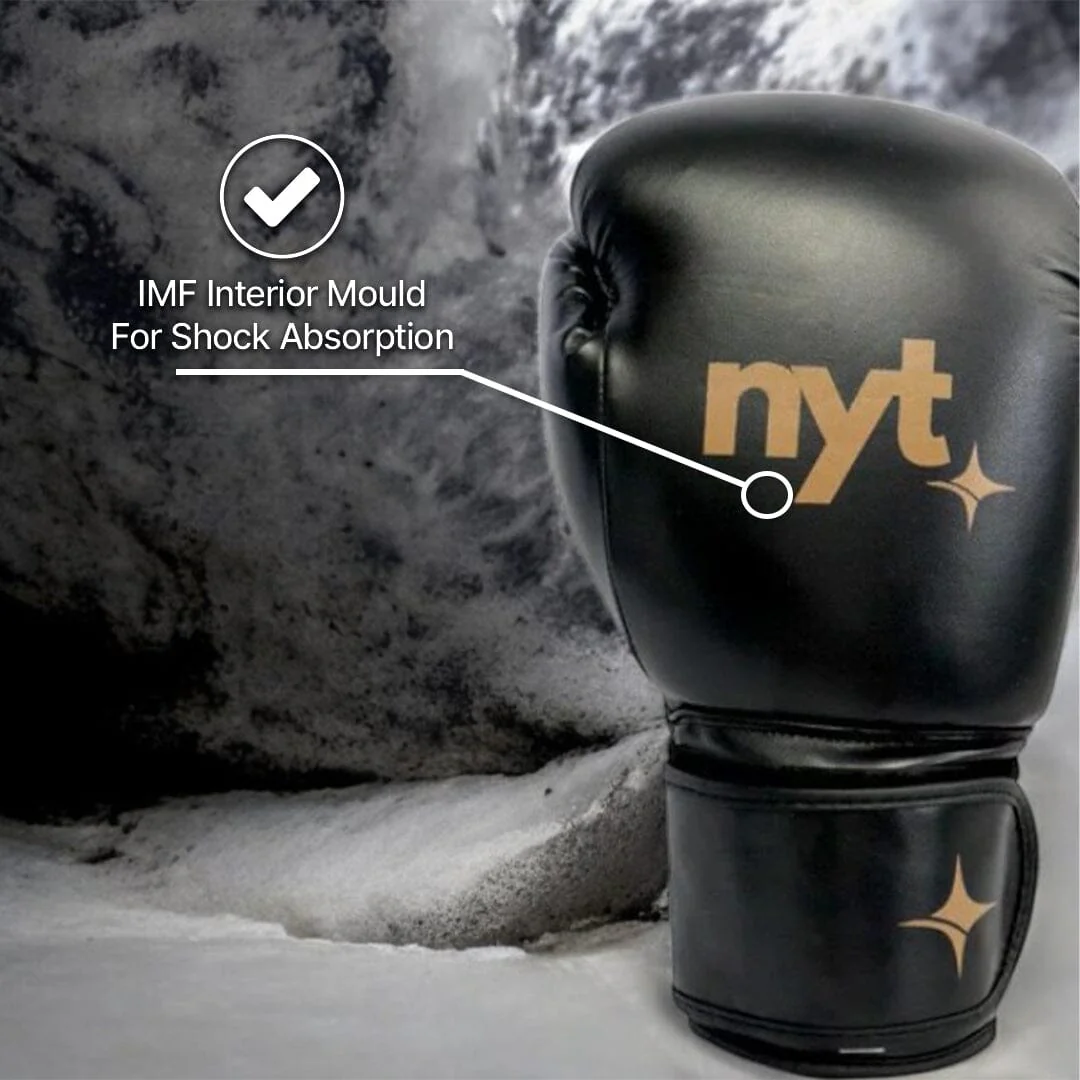 NYT Staple Series Boxing Gloves Black/Sand - Image 6