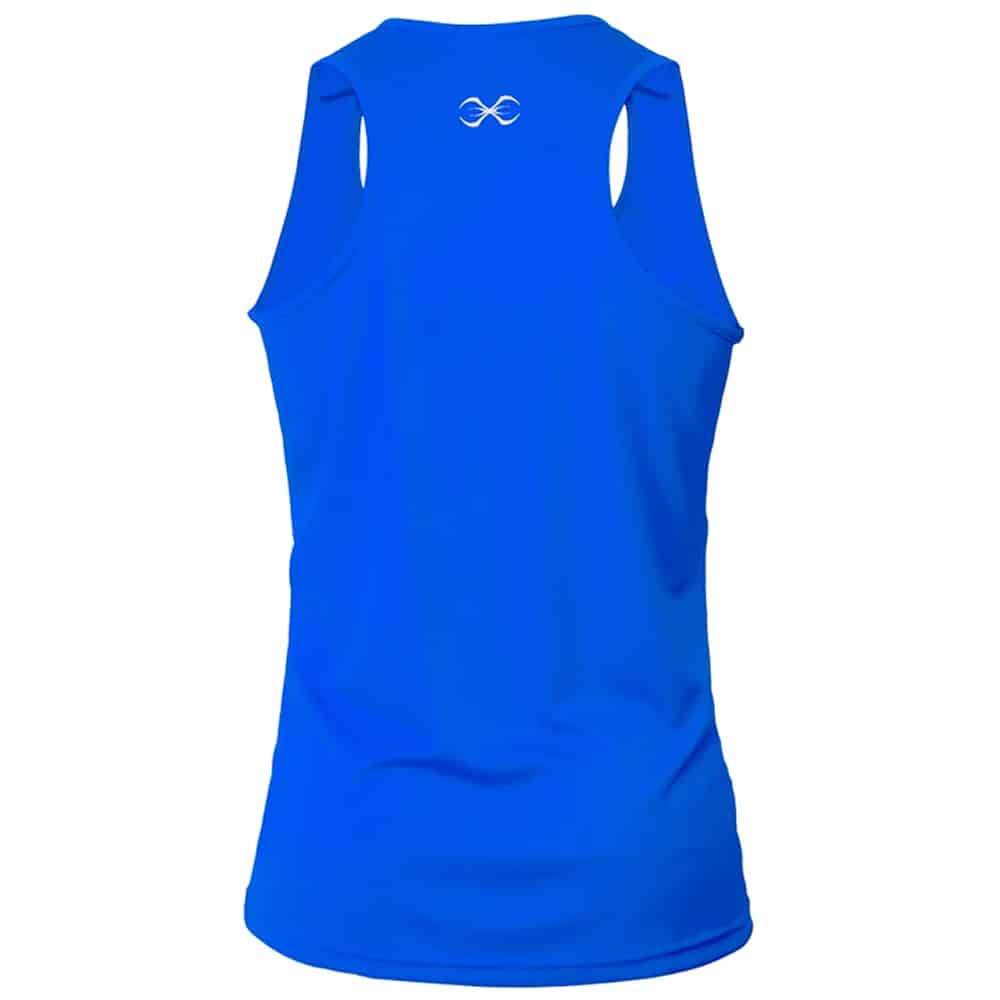 Sting Mens Mettle Boxing Singlet IBA Approved Blue - Image 2
