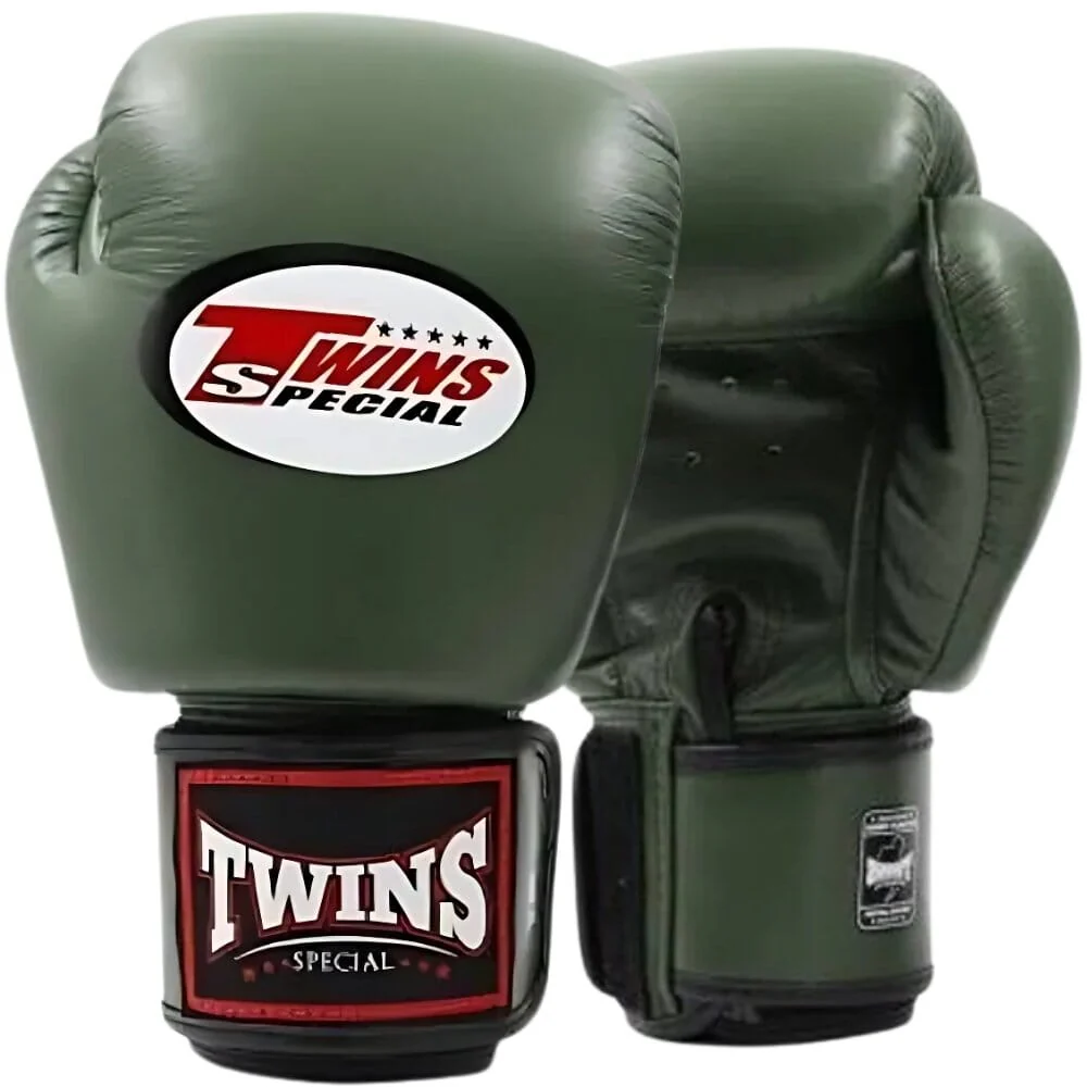 Twins BGVL3 Muay Thai Boxing Gloves Olive