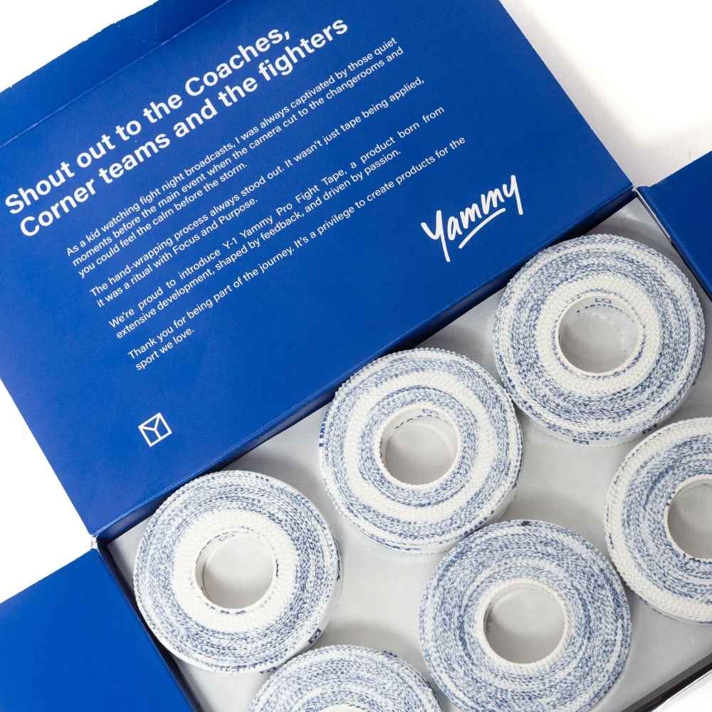 YAMMY Y-1 Pro Fight Tape 1.25cm X 13m (24 Roll Box) - Image 3